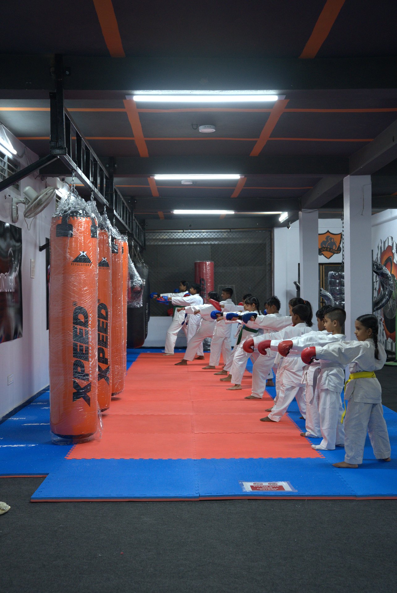 Kids batch punching drill