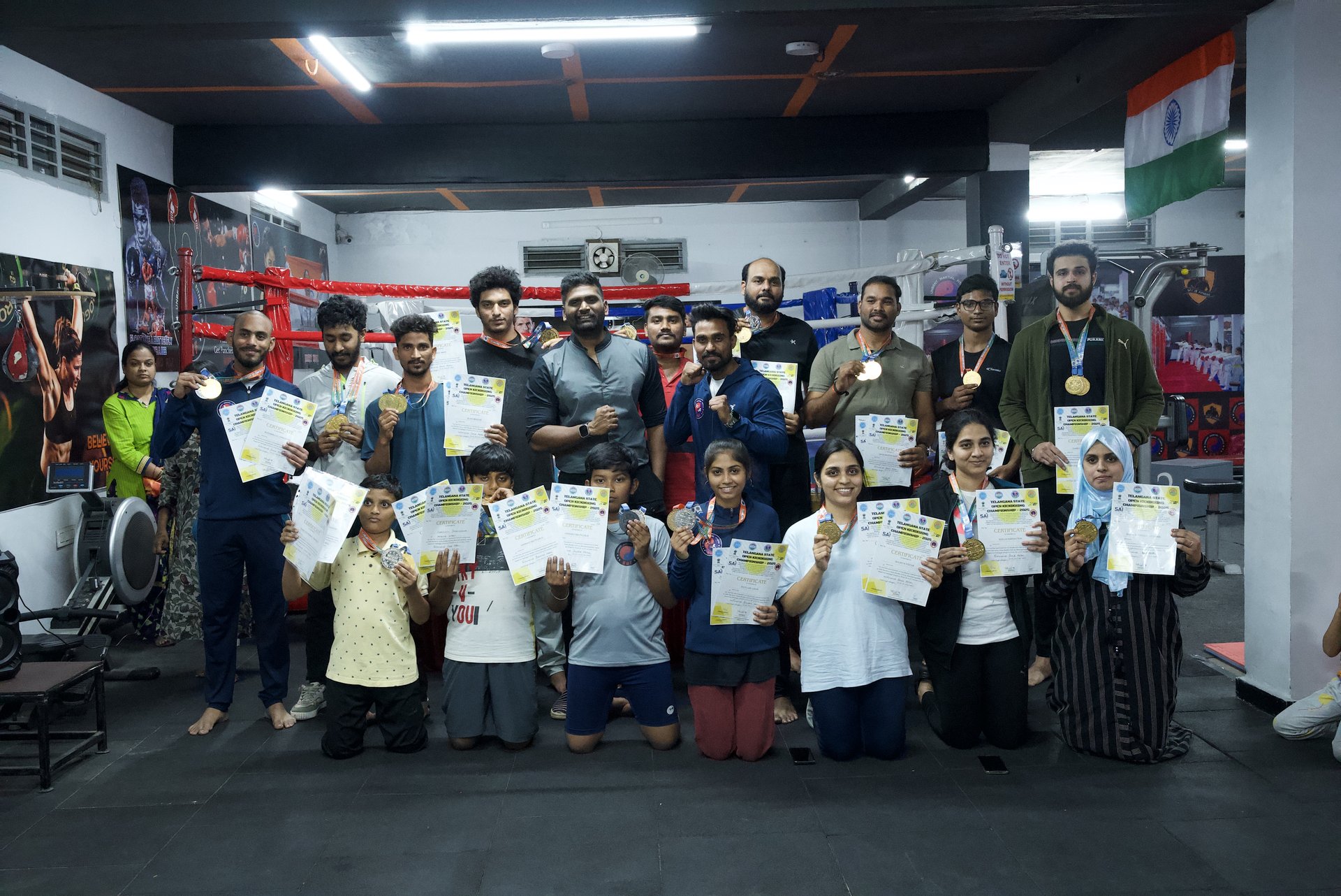 UMF batch with medals and certificates